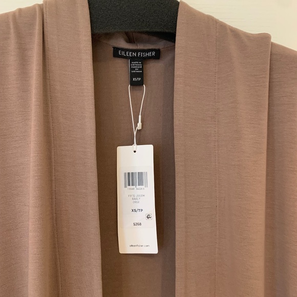 Eileen Fisher Kimono Jacket, Size XS, Barley/Tan - Picture 3 of 9